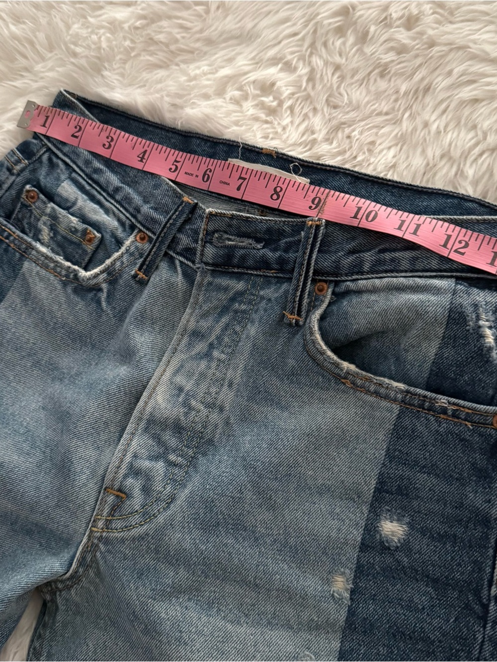 Grlfrnd High Rise Skinny Karolina In Thunder Road Patchwork Jeans